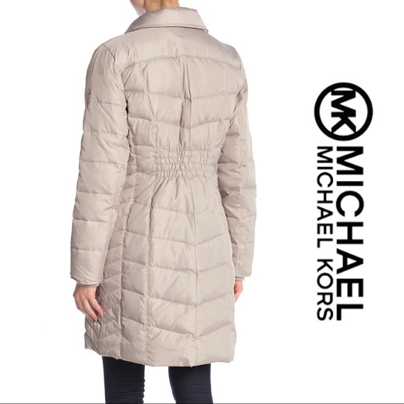 NWT Michael Kors Quilted Hooted Jacket - Picture 6 of 6